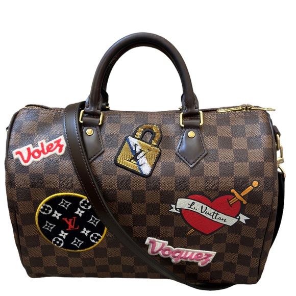 Louis Vuitton Speedy Bandouliere Bag Limited
Edition Patches Damier 30 - Picture 2 of 9